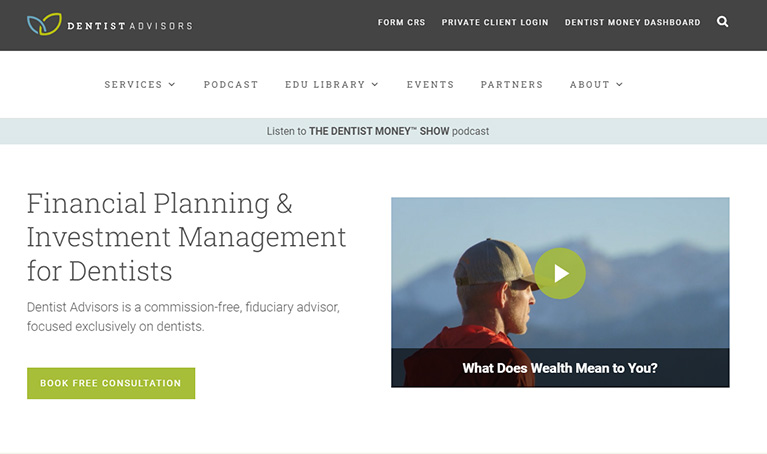 Dentist Advisors Website