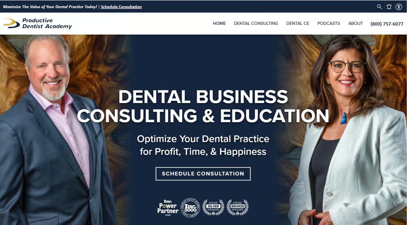 Productive Dentist Academy Unveils New Website