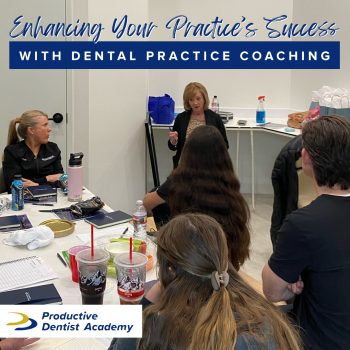 With your plan in place, you will work closely with Productive Dentist Academy's dental practice coaching team to implement these strategies, ensuring that you can smoothly integrate new techniques and systems into your daily operations, leading to improved efficiency and growth