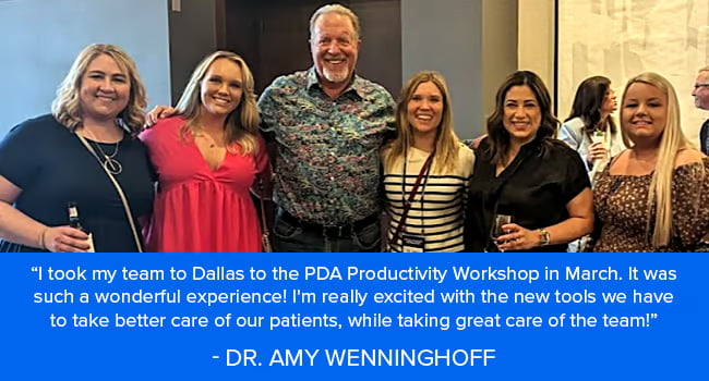 Dr. Amy Wenninghoff and her team with Dr. Bruce B. Baird