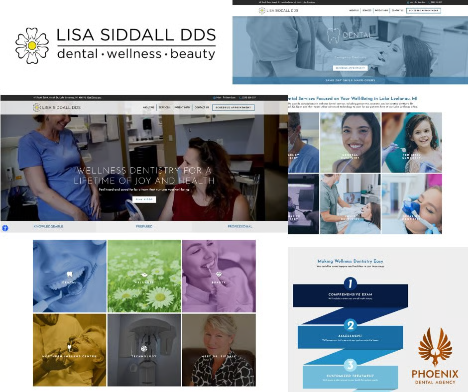Dr. Lisa Siddall's new site showcases her expertise and comprehensive services.