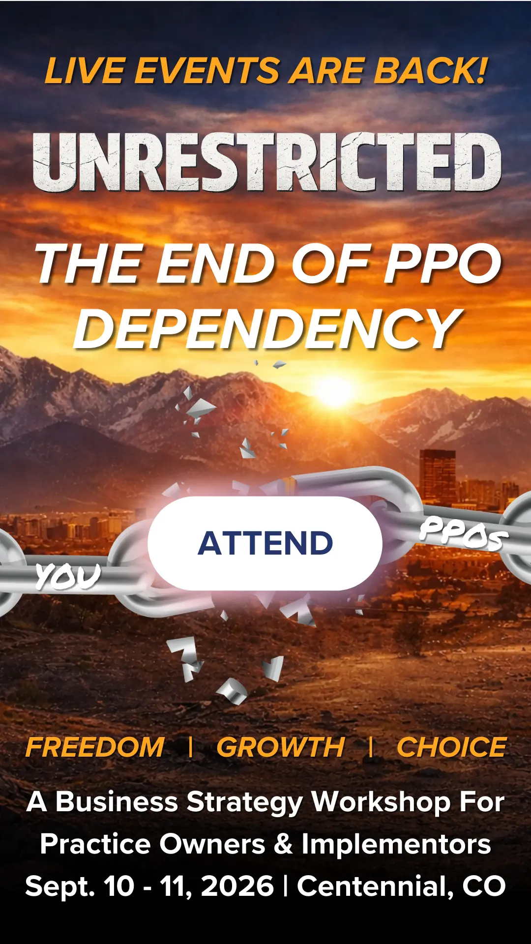 End of PPO Dependency - Unrestricted Event