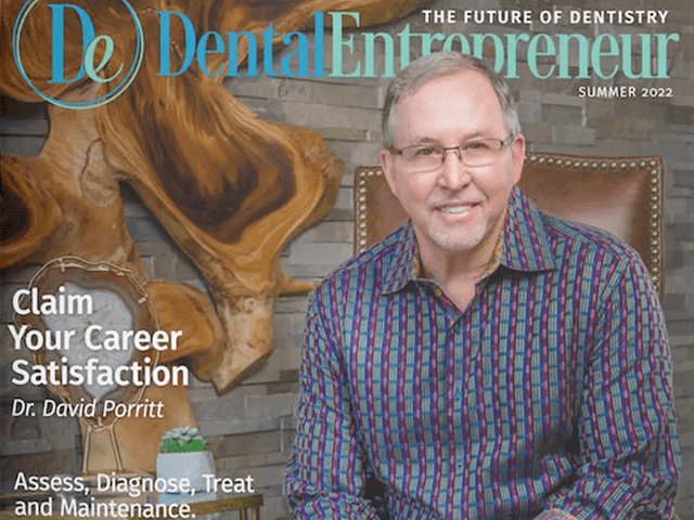 PDA Chief Strategy Officer Dr. David Porritt Makes the Summer 2022 Cover of Dental Entrepreneur